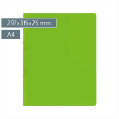 Ringbuch FACT!pp | A4, 2 Ringe, Füllhöhe: 25 mm, kiwi