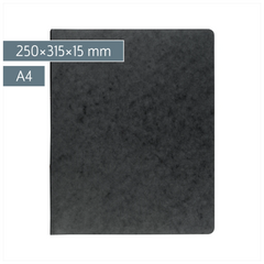 Ringbuch FACT!plus | A4, 2 Ringe, Füllhöhe: 15 mm, schwarz