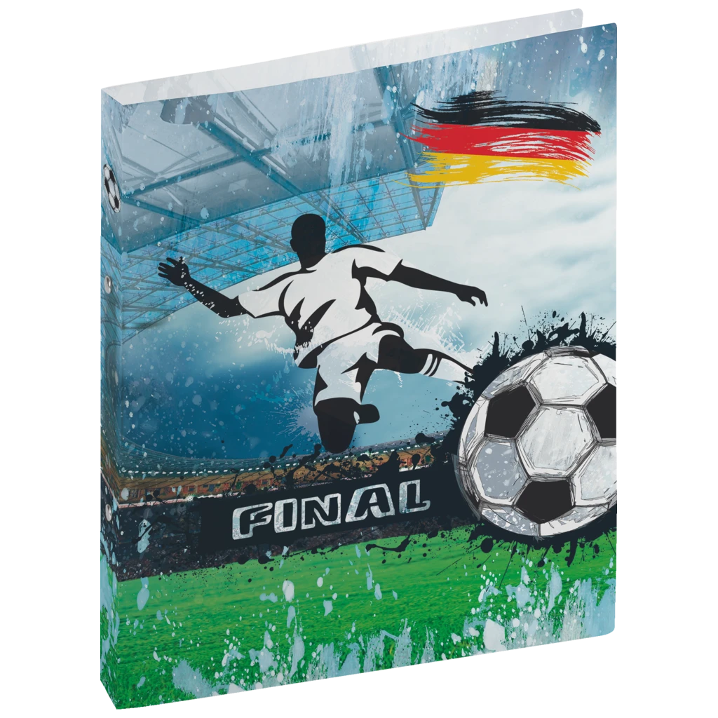 Ringbuch „Deutschland“ Fußball | A4, 2 Ringe, Füllhöhe: 16 mm, mehrfarbig