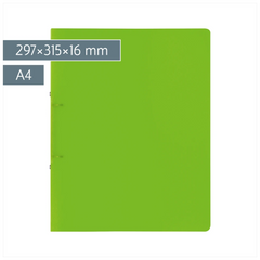 Ringbuch FACT!pp | A4, 2 Ringe, Füllhöhe: 16 mm, kiwi