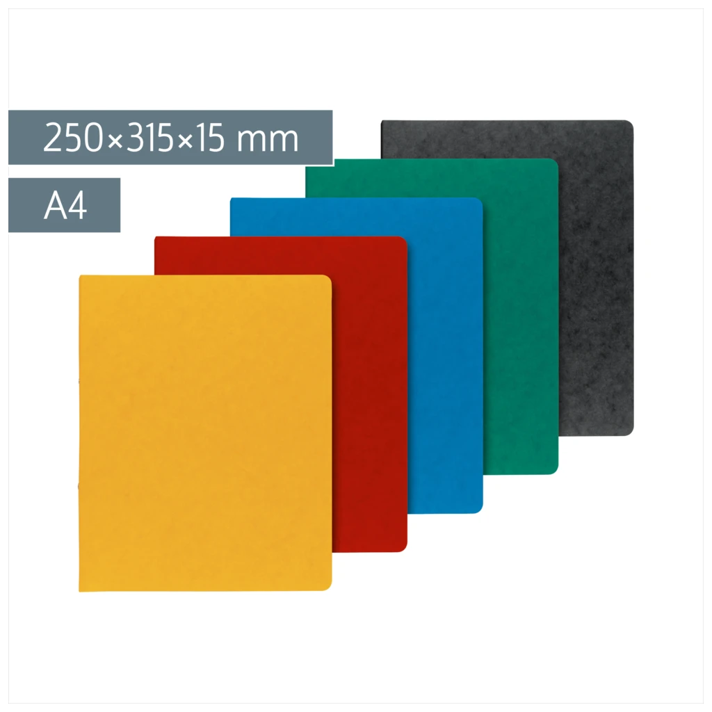 Ringbuch FACT!plus | A4, 4 Ringe, Füllhöhe: 15 mm, sortiert