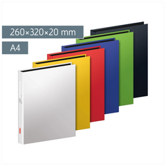 Ringbuch | A4, 2 Ringe, Füllhöhe: 20 mm, sortiert