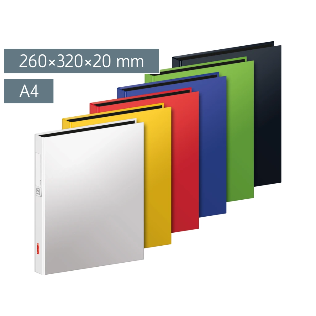 Ringbuch | A4, 4 Ringe, Füllhöhe: 20 mm, sortiert