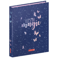 Ringbuch Magic Butterfly | A4, 2 Ringe, Füllhöhe: 20 mm, rosarot/lila