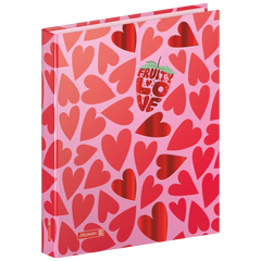 Ringbuch Fruity Love | A4, 2 Ringe, Füllhöhe: 20 mm, rosa/rot