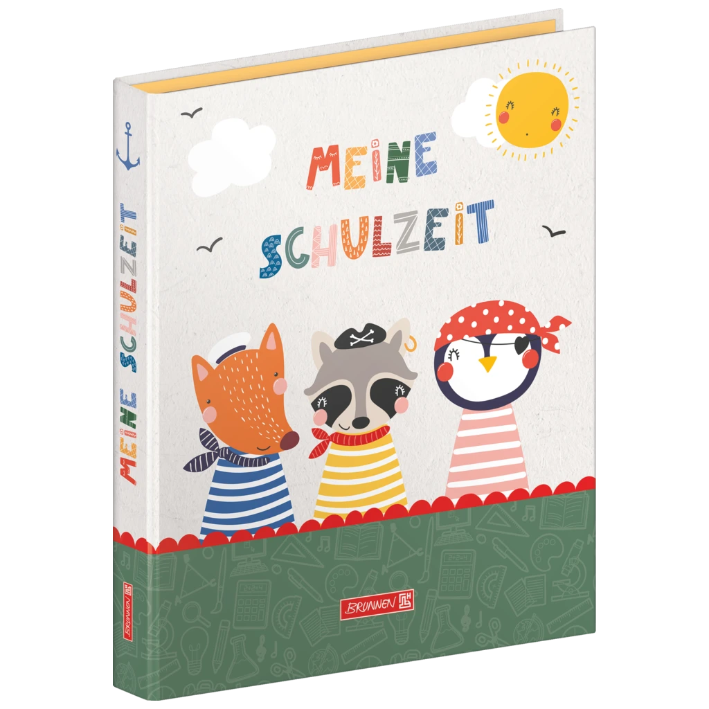 Ringbuch „Meine Schulzeit“ | A4, 2 Bügel, Füllhöhe: 30 mm, mehrfarbig