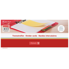 Trennstreifen | 105×240 mm, weiß, 100 Stück