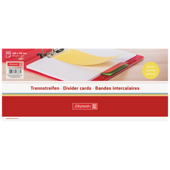 Trennstreifen | 105×240 mm, gelb, 100 Stück