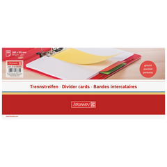 Trennstreifen | 105×240 mm, rot, 100 Stück