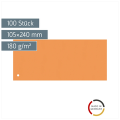Trennstreifen | 105×240 mm, orange, 100 Stück