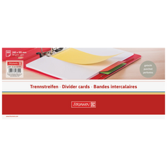 Trennstreifen | 105×240 mm, grau, 100 Stück