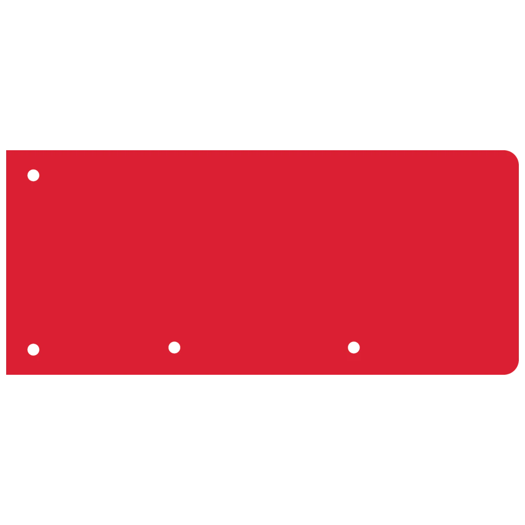 Trennstreifen Colour Code | 105×240 mm, red, 40 Stück