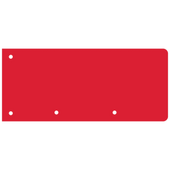 Trennstreifen Colour Code | 105×240 mm, red, 40 Stück