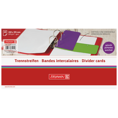 Trennstreifen Colour Code | 105×240 mm, purple, 40 Stück