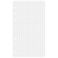 Ringbucheinlagen | A6, 5 mm kariert, weiß, 50 Blatt