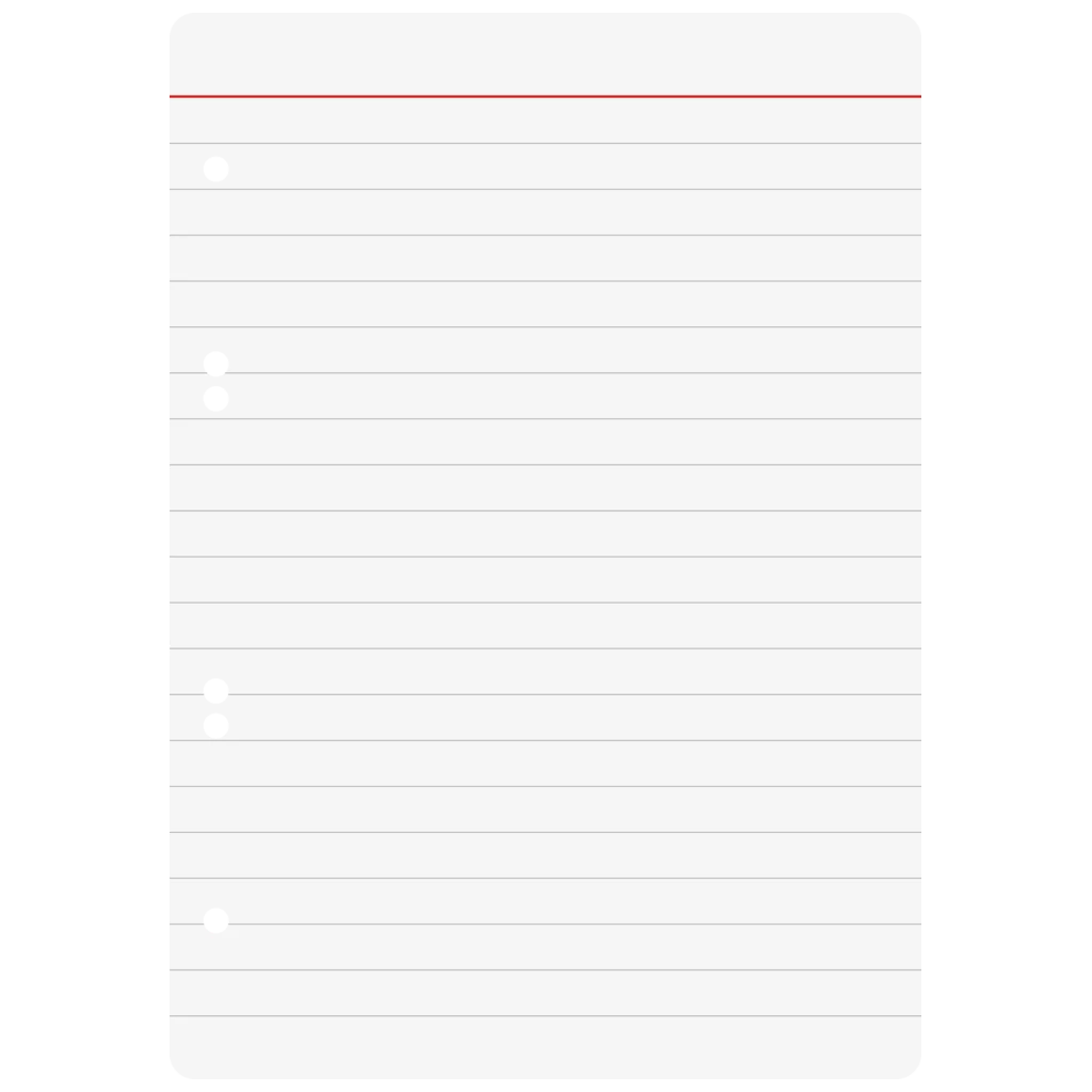 Ringbucheinlagen | A5, liniert, weiß, 50 Blatt