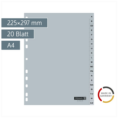 Ringbuchregister | A4, 20 Blatt