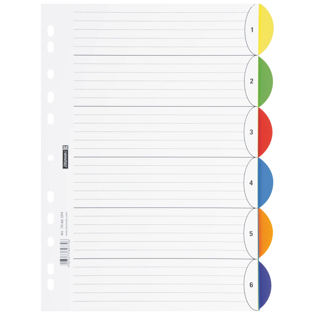 Ringbuchregister „OFFICE TO GO“ | A4, 6 Blatt