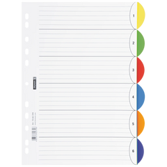 Ringbuchregister „OFFICE TO GO“ | A4, 6 Blatt