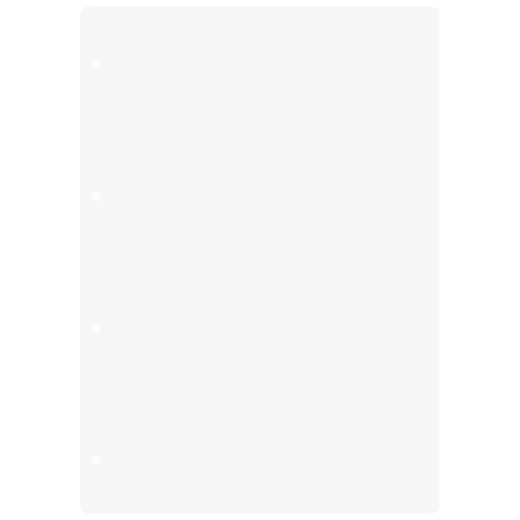 Ringbucheinlagen | A4, unliniert, weiß, 100 Blatt