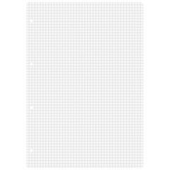 Ringbucheinlagen | A4, 5 mm kariert, weiß, 100 Blatt