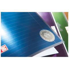 Collegeblock Premium Student | A4, Lineatur 27, 80 Blatt, blau