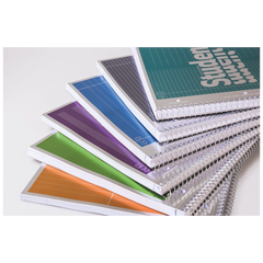 Collegeblock Premium Student | A4, Lineatur 27, 80 Blatt, blau