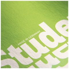 Collegeblock Premium Student | A4, Lineatur 20, 80 Blatt, grün