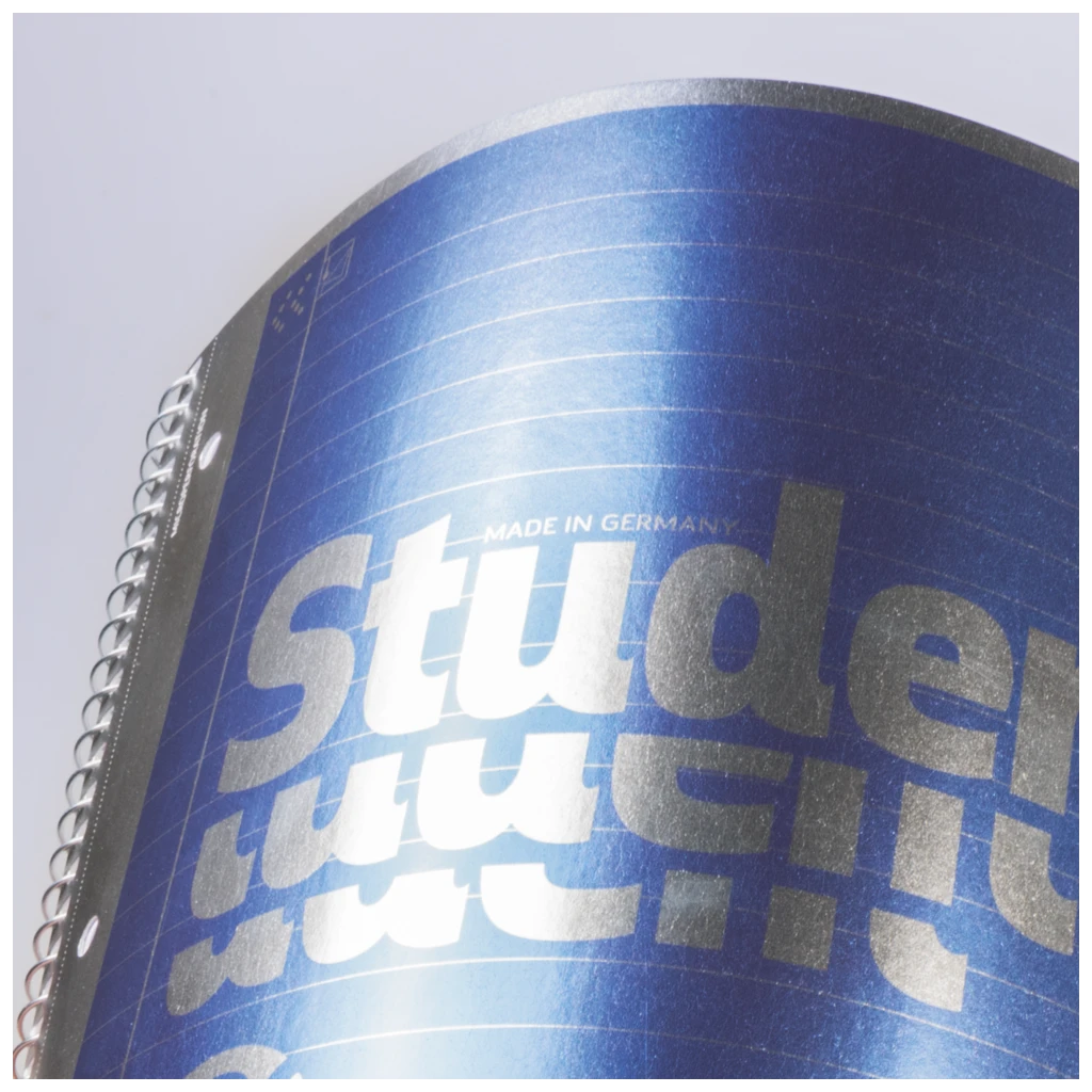 Collegeblock Premium Student | A4, Lineatur 21, 80 Blatt, blau