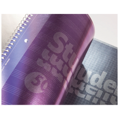 Collegeblock Premium Student „Protokoll“ | A4, kariert, 80 Blatt, anthrazit