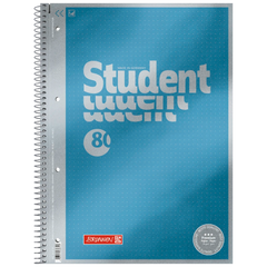 Collegeblock Premium Student | A4, punktiert, 80 Blatt, blau