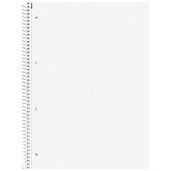 Collegeblock Premium Student | A4, punktiert, 80 Blatt, blau