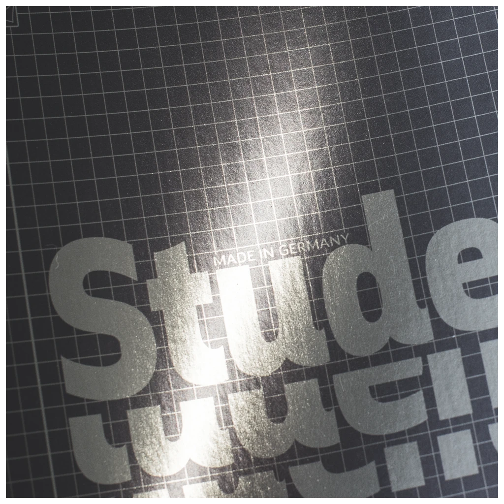 Collegeblock Premium Student | A5, Lineatur 5, 80 Blatt, anthrazit