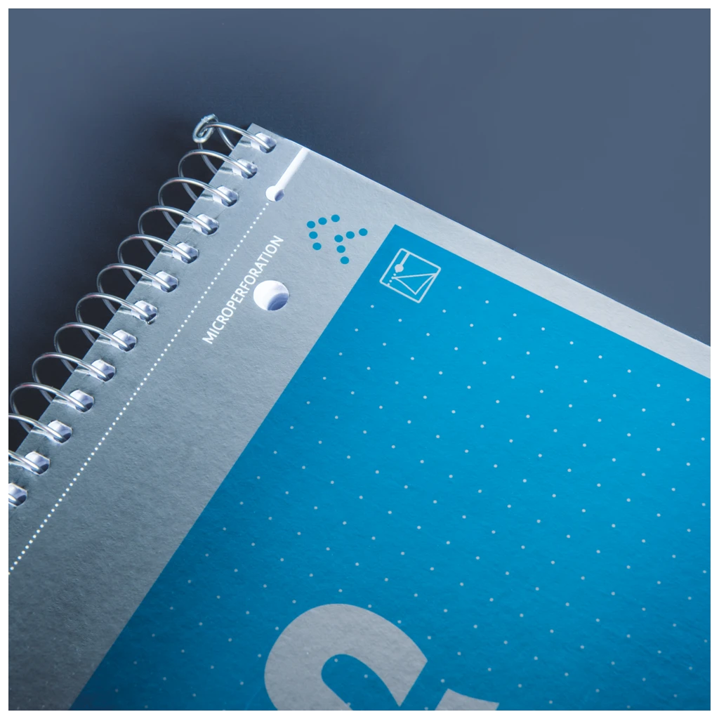 Collegeblock Premium Student | A5, punktiert, 80 Blatt, blau