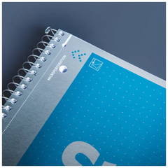 Collegeblock Premium Student | A5, punktiert, 80 Blatt, blau