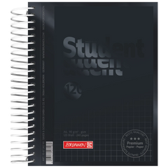 Collegeblock Premium Student Colour Code | A6, kariert, 120 Blatt, onyx
