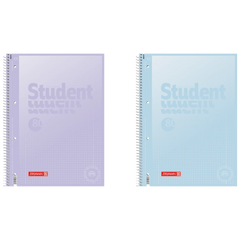 Collegeblock Premium Student „Pastell 2“ | A4, Lineatur 28, 80 Blatt, sortiert