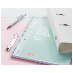 Collegeblock Premium Student „Pastell“ | A4, Lineatur 28, 80 Blatt, sortiert