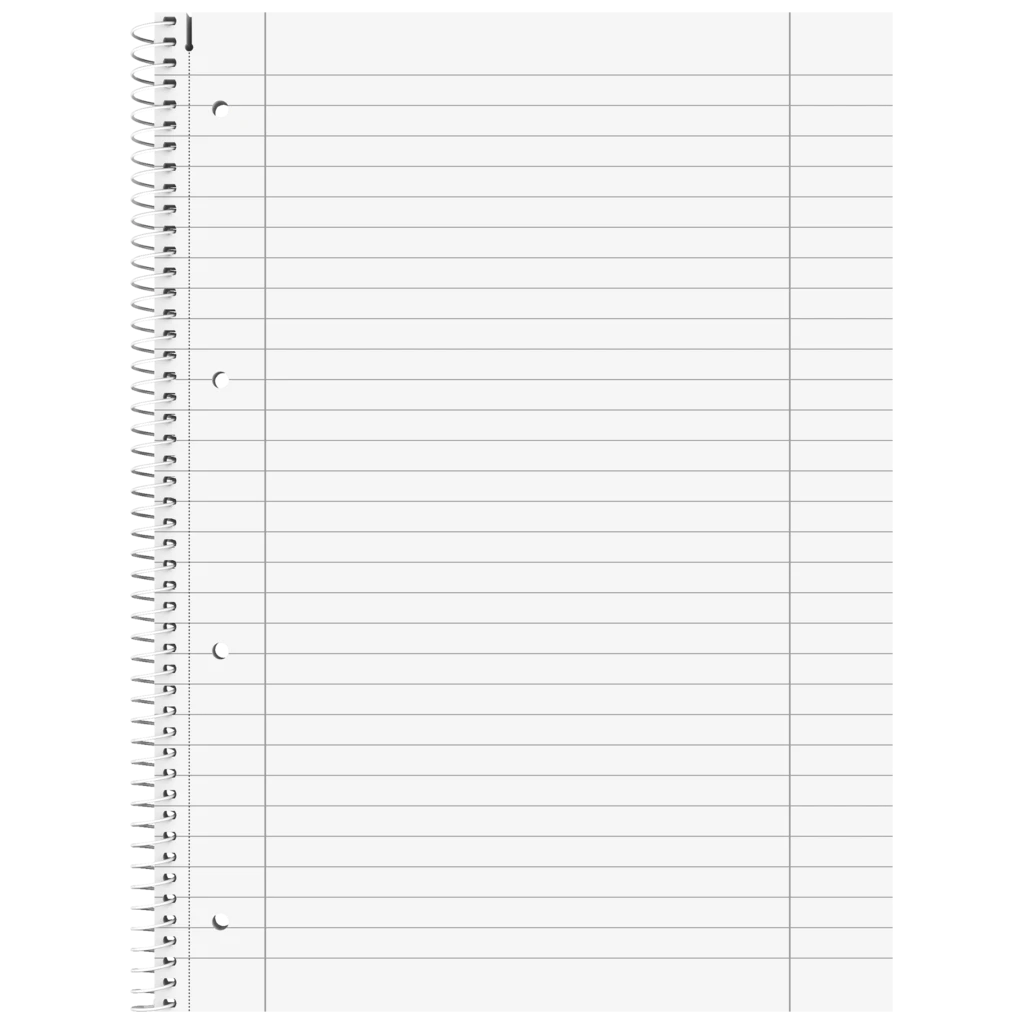 Collegeblock Premium Student „Schmetterling“ ZENart | A4, Lineatur 27, 80 Blatt, weiß