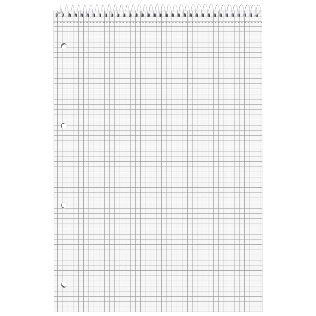 Collegeblock Student Recycling Spirale oben | A4, Lineatur 28, 80 Blatt, rot