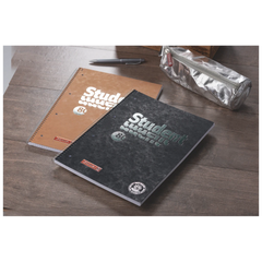 Collegeblock Premium Student FACT!plus | A4, Lineatur 28, 80 Blatt, braun