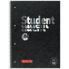 Collegeblock Premium Student FACT!plus | A4, Lineatur 28, 80 Blatt, schwarz