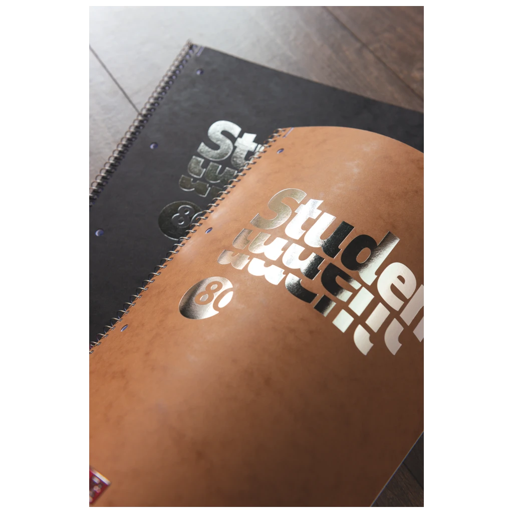 Collegeblock Premium Student FACT!plus | A4, Lineatur 28, 80 Blatt, schwarz