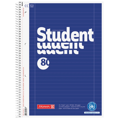 Collegeblock Student Recycling | A4, Lineatur 27, 80 Blatt, blau