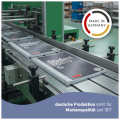 Collegeblock Student Recycling | A4, Lineatur 27, 80 Blatt, blau