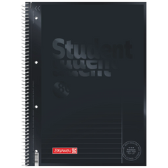 Collegeblock Premium Student Colour Code | A4, Lineatur 25, 80 Blatt, onyx