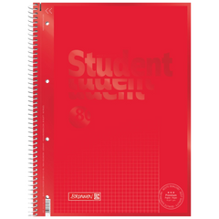 Collegeblock Premium Student Colour Code | A4, Lineatur 26, 80 Blatt, red