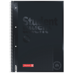 Collegeblock Premium Student Colour Code | A4, Lineatur 26, 80 Blatt, onyx