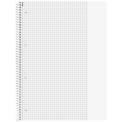 Collegeblock Student | A4, Lineatur 26, 80 Blatt, rot