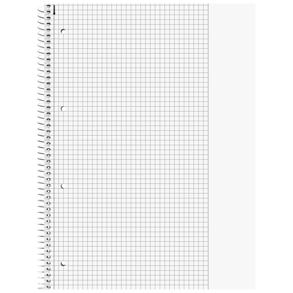 Collegeblock Student | A4, Lineatur 26, 80 Blatt, rot